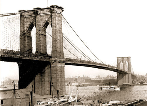 Brooklyn Bridge 1895 Old Vintage Photos and Images