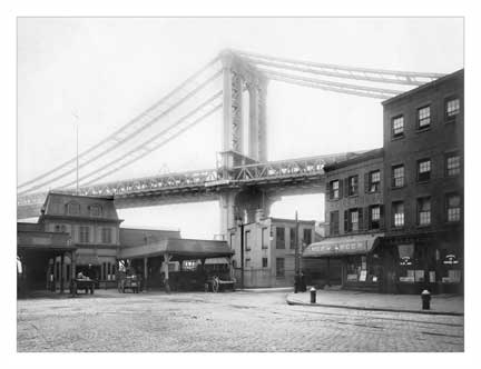 Manhattan Bridge 1908 Dumbo Brooklyn Old Vintage Photos and Images
