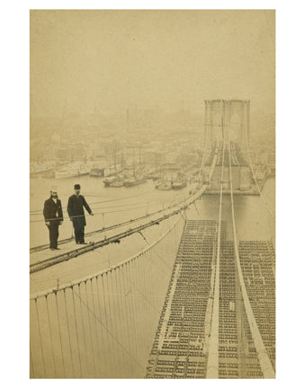 Brooklyn Bridge Construction Old Vintage Photos and Images