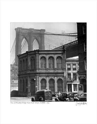 Brooklyn Bridge From Front Street DUMBO 1946