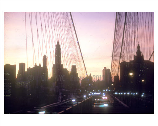 Brooklyn Bridge & NY Skyline Old Vintage Photos and Images