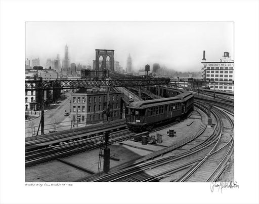 Brooklyn Bridge View 1948