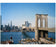 Brooklyn Bridge -  View looking west Old Vintage Photos and Images