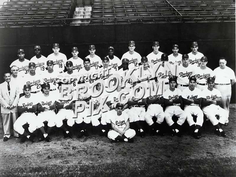Brooklyn Dodgers 1955 World Champions, their third to last season in  Brooklyn