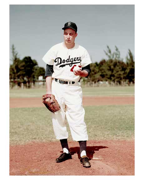 Brooklyn Dodgers - can you name that pitcher?