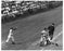 Brooklyn Dodgers - Jackie Robinson sliding into 3rd base 1950