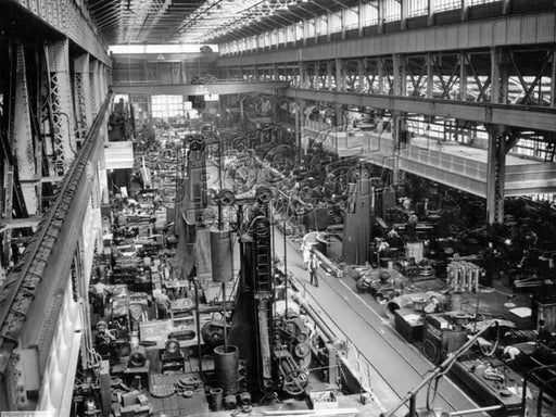 Brooklyn Navy Yard machine shop, 1941 Old Vintage Photos and Images