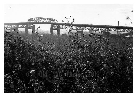 Brooklyn Queens Expressway - Kosciusko Bridge 1950's Bay Ridge - Brooklyn NY Old Vintage Photos and Images