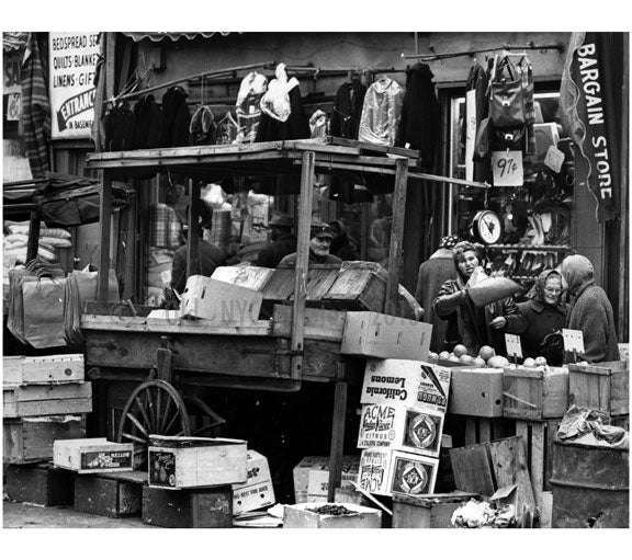 Brownsville market, Belmont Avenue Old Vintage Photos and Images