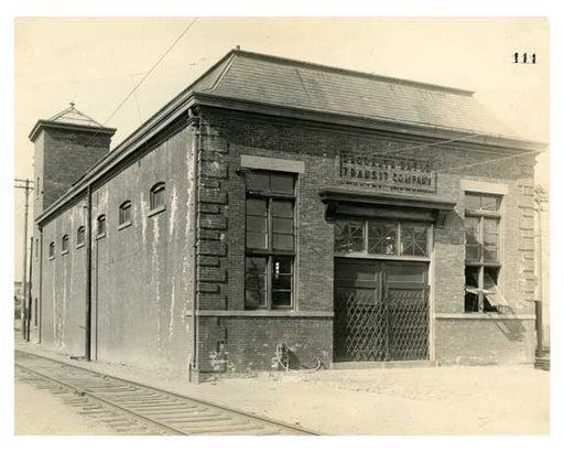 BRT 111 Coney Island sub station #6 Sheepshead Bay Road near West 6th Street   Brooklyn NY Old Vintage Photos and Images