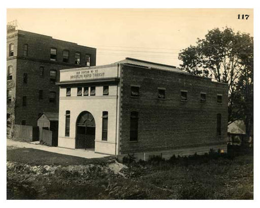 BRT 117 Richmond Hill Sub Station #12 East Side Beech Street near and south of Fulton Street Queens NY Old Vintage Photos and Images