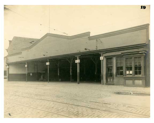 BRT 19 East New York Depot Jamaica Ave Gillen Place Bushwick Ave Fanchin Place Brooklyn NY Old Vintage Photos and Images