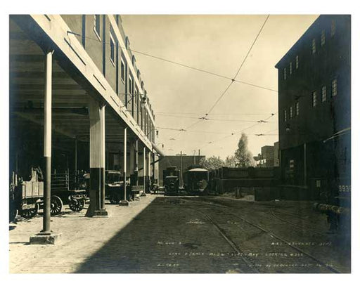 BRT line truck Bldg. looking east Sept 26th 1916 Old Vintage Photos and Images