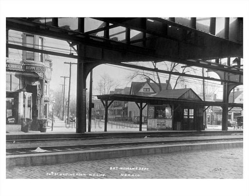 BRT Station 54th Street Old Vintage Photos and Images