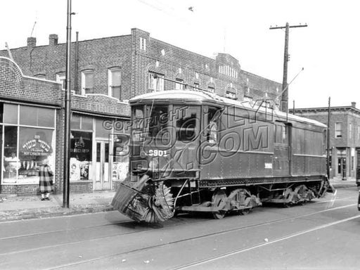BRT Sweeper 9901 at Hegeman Avenue and Bristol Street, 1944 Old Vintage Photos and Images
