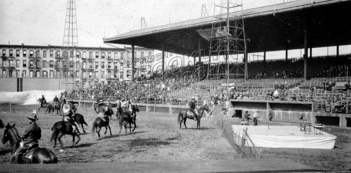 Buffalo Bill's Wild West Show at Washington Park, 4th Avenue and 3rd Street, 1917 Old Vintage Photos and Images