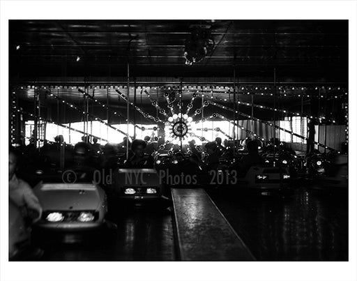 bumper cars at Astroland, Coney Island Old Vintage Photos and Images