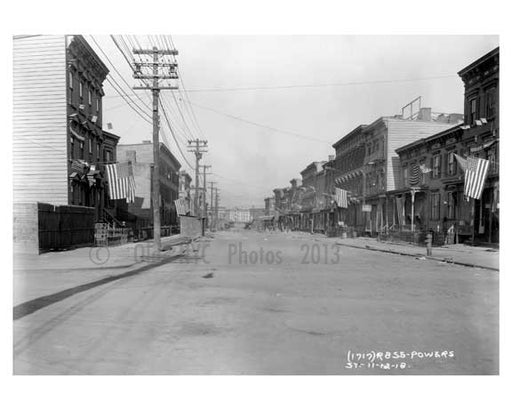 Bushwick Ave North to Powers Street - East  Williamsburg - Brooklyn, NY  1918 Old Vintage Photos and Images