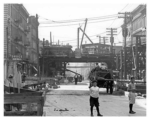 Bushwick Ave & Sholes St. - Williamsburg - Brooklyn , NY  1923 E Old Vintage Photos and Images