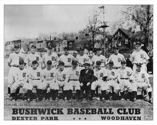 Bushwick Baseball Club Old Vintage Photos and Images