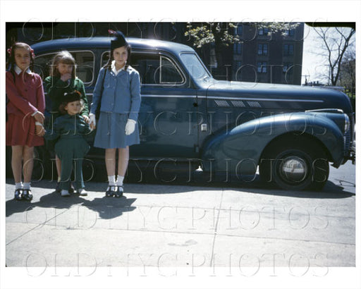 Bushwick with children Brooklyn, NYC 1944 Old Vintage Photos and Images