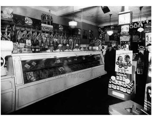 Butcher Shop interior 1930s Old Vintage Photos and Images