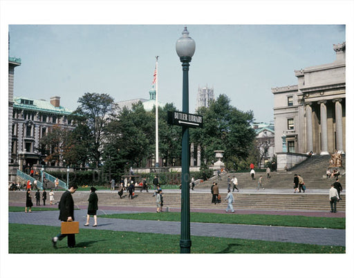 Butler library - Colombia University Old Vintage Photos and Images