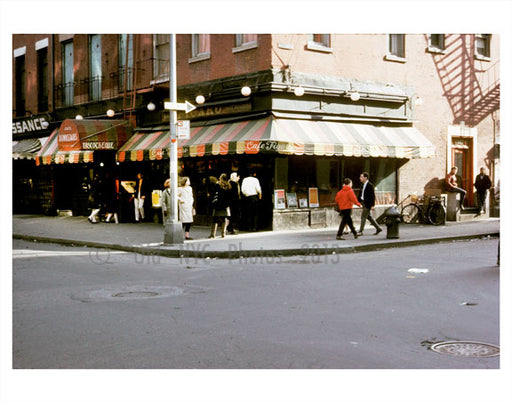 Cafe Figaro - Bleecker & MacDougal - now closed - Downtown Manhattan Old Vintage Photos and Images