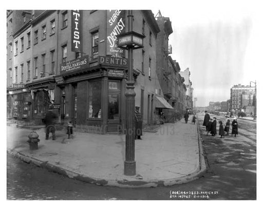 Canal & Varick Street  - Tribeca  NY 1914 Old Vintage Photos and Images