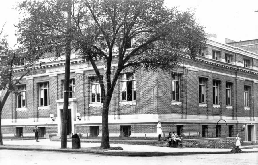 Carnegie Library, 4th Avenue and 51st Street, 1908 Old Vintage Photos and Images