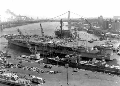 Carrier USS Constellation, 1961 Old Vintage Photos and Images
