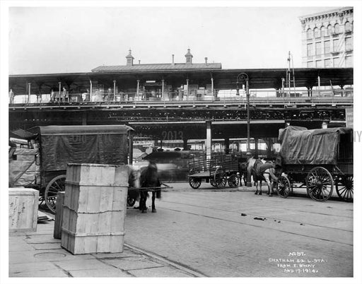 Chatham Sq. Manhattan NYC Old Vintage Photos and Images