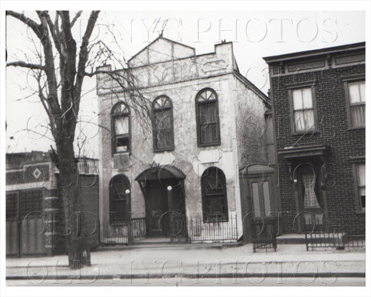 Chevre Kesher Achim Anshei Sphard 450 Hendrix Street Demolished 1970s Brownsville, Brooklyn, NYC Old Vintage Photos and Images