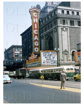 Chicago Theater Balaban & Katz Chicago, IL 1955 Old Vintage Photos and Images