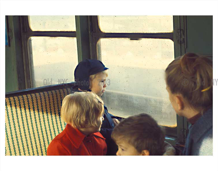 Children on the train 1970's Old Vintage Photos and Images