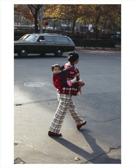 A baby in Chinatown  - Downtown Manhattan, NY Old Vintage Photos and Images