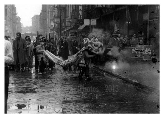 Chinese New Year 1957 Old Vintage Photos and Images