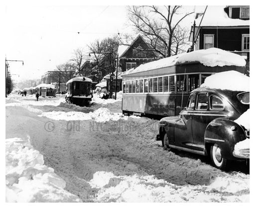 Church Ave at Rubgy Rd. Propsect Park South - Brooklyn NY Old Vintage Photos and Images
