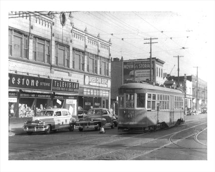 Church Ave Trolley Old Vintage Photos and Images