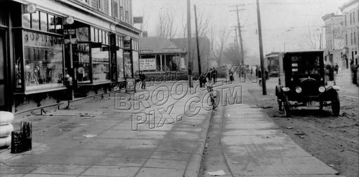 Church Avenue looking west to Utica Avenue, 1923 Old Vintage Photos and Images