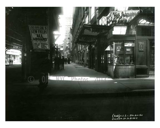 Church Street 1913 - Financial District Downtown Manhattan NYC C Old Vintage Photos and Images