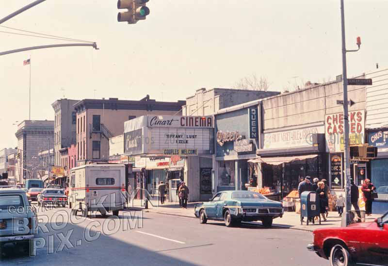 Cinart, formerly Borough Hall Theater, Court Street, south of Schermerhorn Street, Downtown, c.1970 Old Vintage Photos and Images