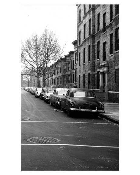 Classic Cars line the streets in this Brooklyn Neighborhood Old Vintage Photos and Images