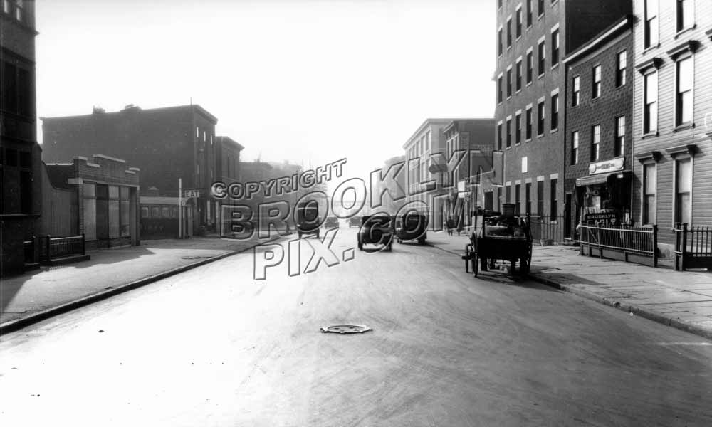 Classon Avenue south from Lafayette Avenue, 1931 A Old Vintage Photos and Images