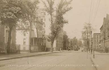 Clinton Hill Franklin Avenue north of Fulton 1910 Old Vintage Photos and Images
