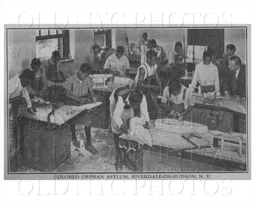 Colored Orphan Asylum, Riverdale on Hudson Bronx Old Vintage Photos and Images