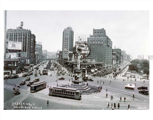 Columbus Circle Old Vintage Photos and Images