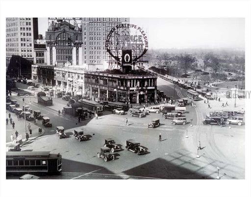 Columbus Circle & 59th Street Midtown Manhattan Old Vintage Photos and Images