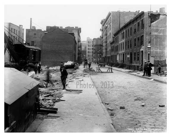 Commerce Street - Greenwich Village - Manhattan - NYC 1914 Old Vintage Photos and Images