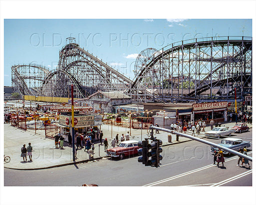 Coney Island 1961 Cyclone Old Vintage Photos and Images